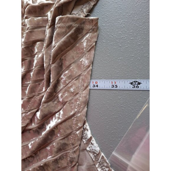 Camille & Co Velvet Duster Cardigan Womens Small Blush Pink - Picture 5 of 5